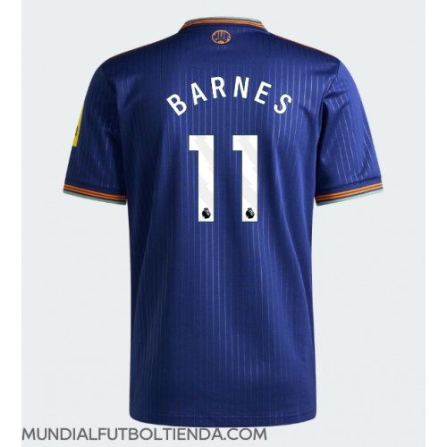 Camiseta Newcastle United Harvey Barnes #11 Tercera Equipación Replica 2025-26 mangas cortas